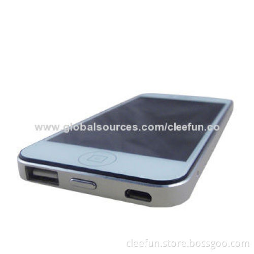 3,000mA Ultra-thin Portable Power Bank with OEM Safe Polymer Battery, for Smartphones